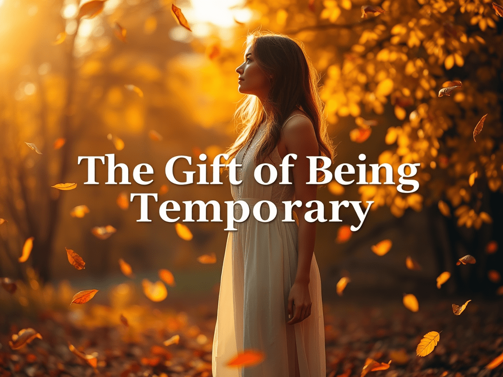 The Gift of Being Temporary: On Love, Loss, and Leaving a&nbsp;Mark